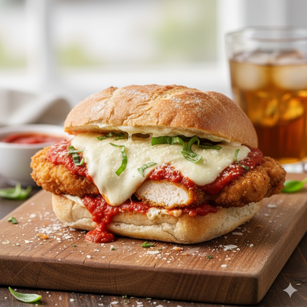 [translate:Sándwich de pollo al parmesano]