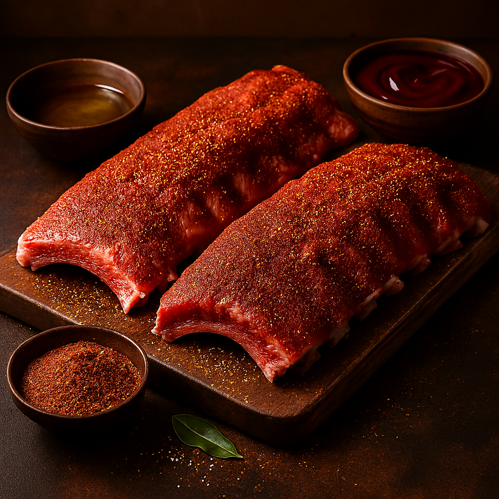 Ingredientes costillas baja temperatura BBQ