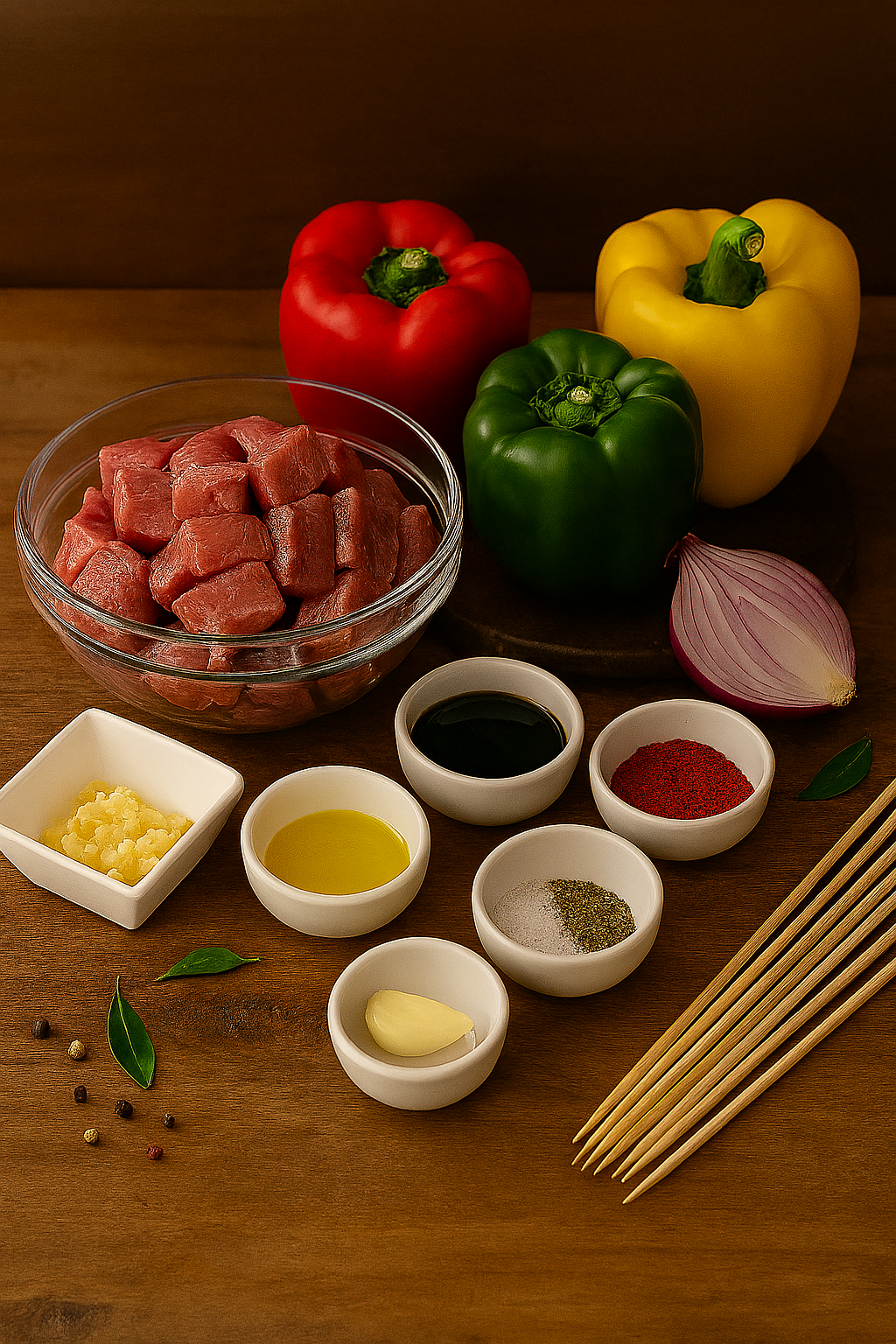 [Ingredientes brocheta de ternera y pimientos](pplx://action/translate)