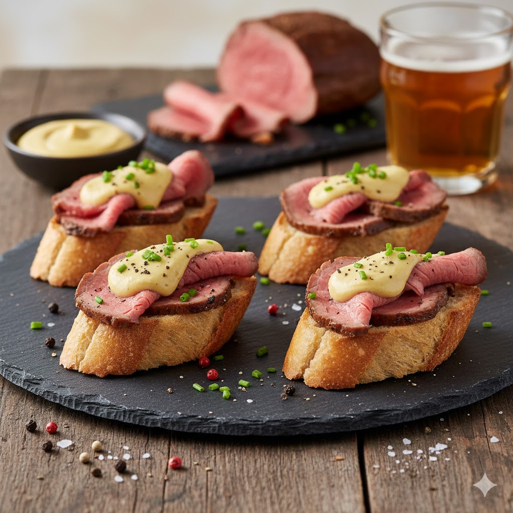 [translate:Canapés de Roast Beef y Mostaza]