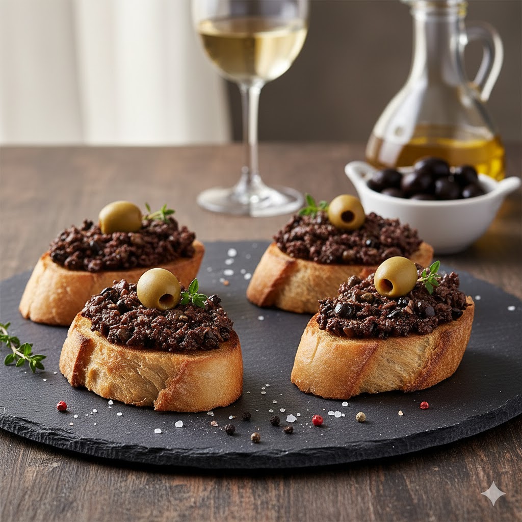 [translate:Canapés de Tapenade de Aceitunas]