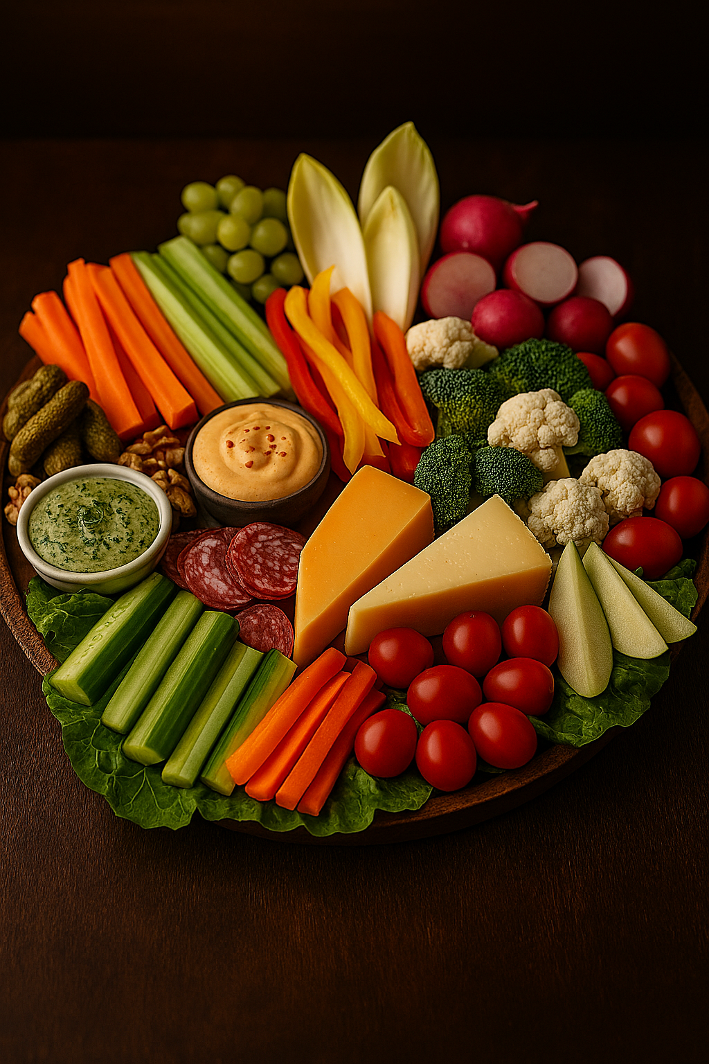 Surtido de verduras para crudités
