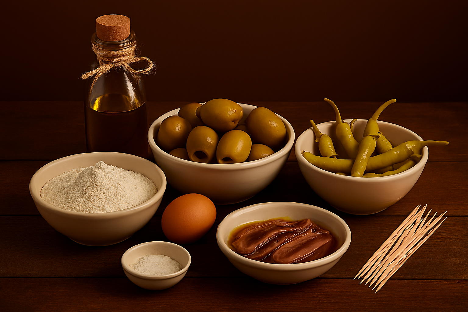 Ingredientes gildas clásicas