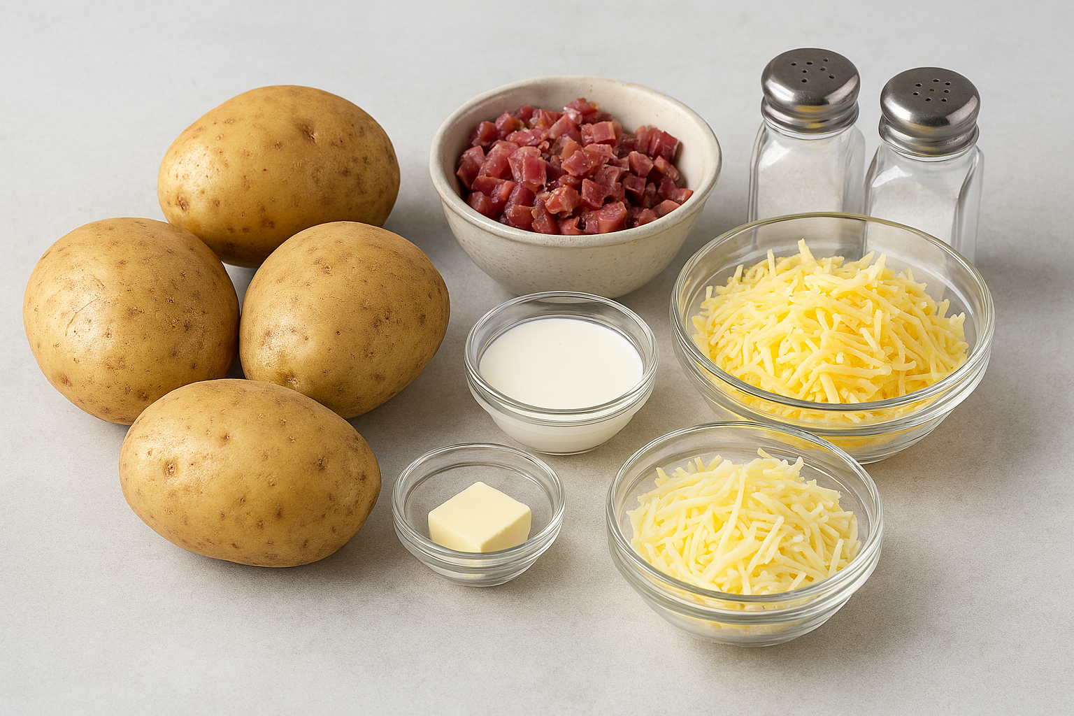 Ingredientes Patatas Rellenas al Horno