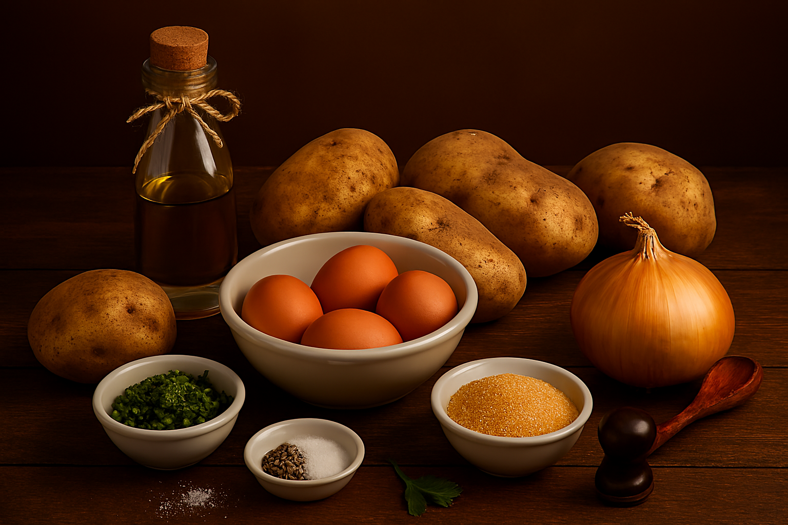 Ingredientes pincho de tortilla