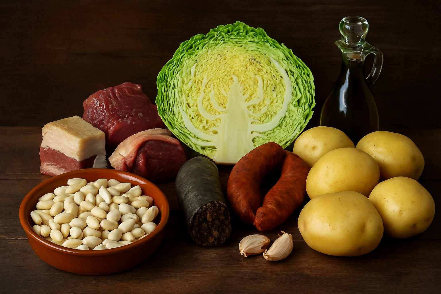 Ingredientes Caldo Gallego