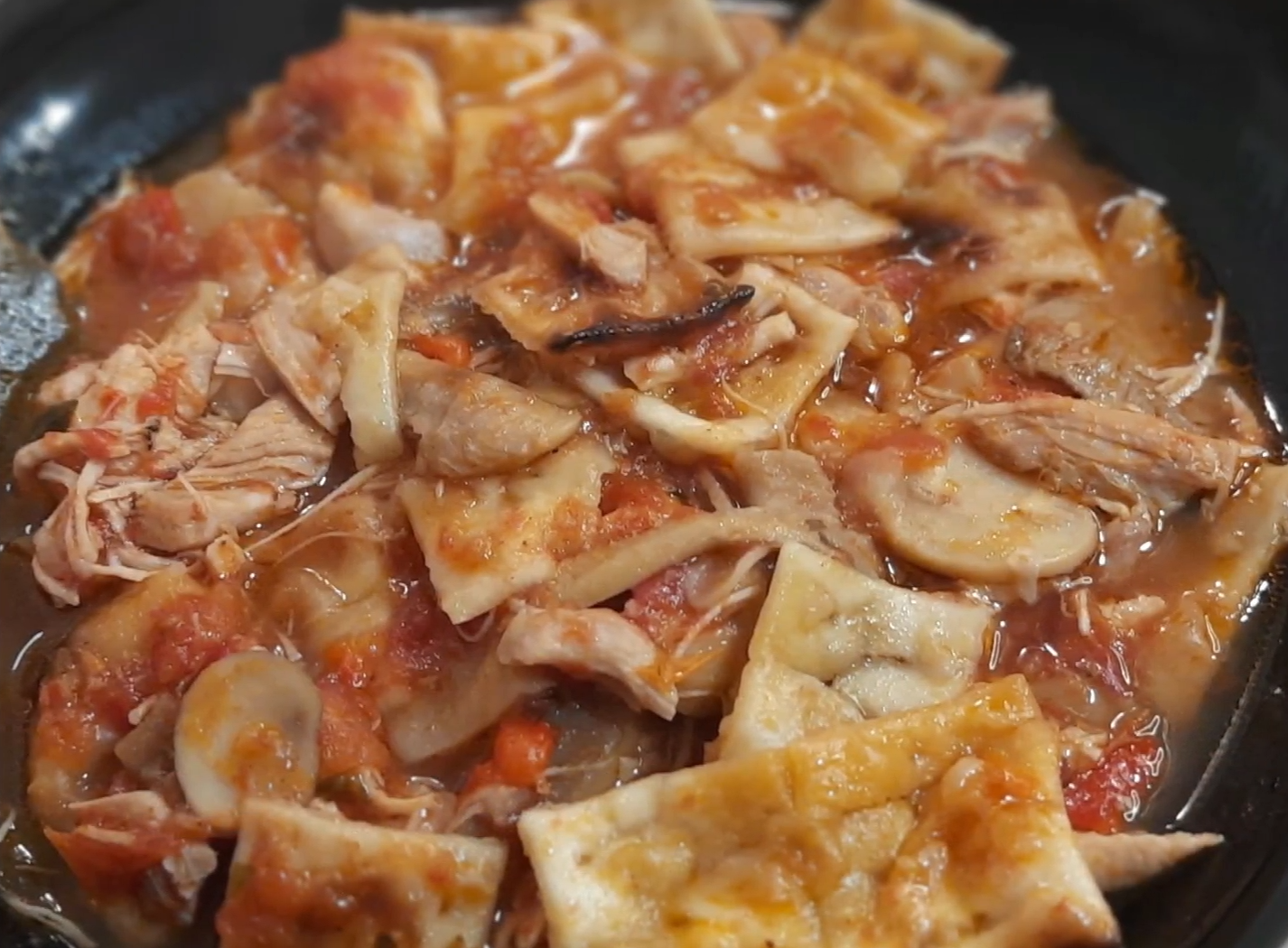 Gazpacho manchego tradicional