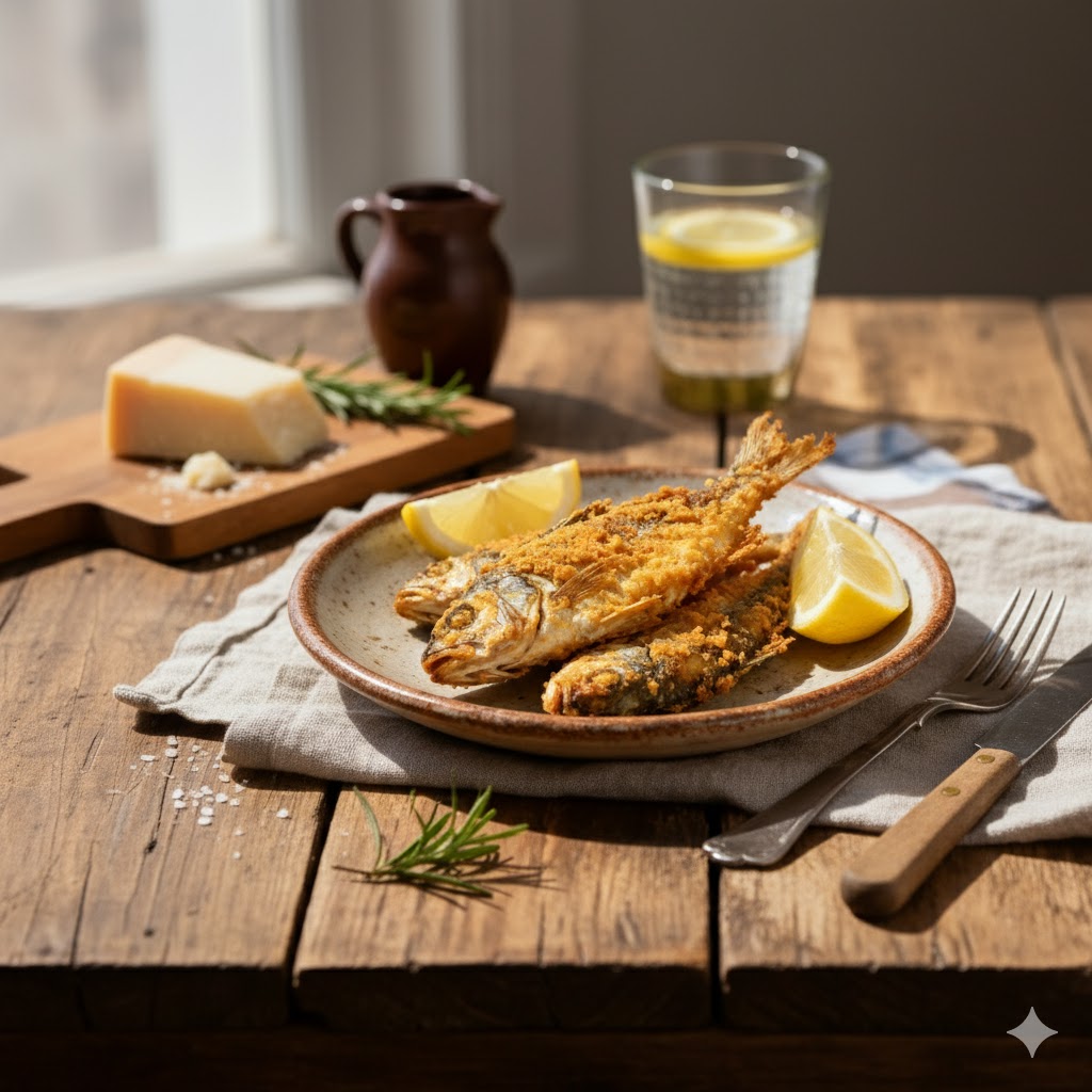 Jureles Fritos Crujientes servidos