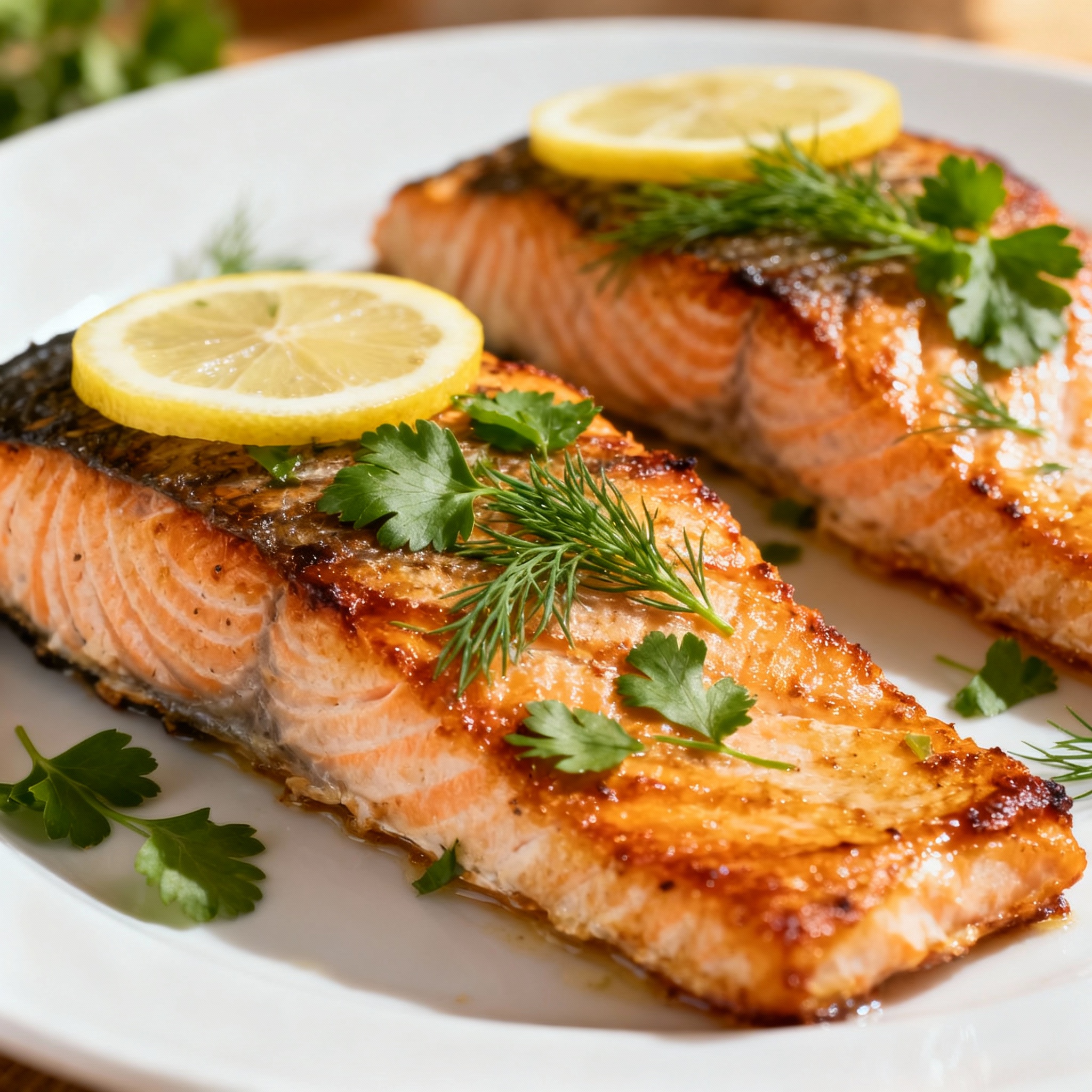 Salmón al Horno con Limón