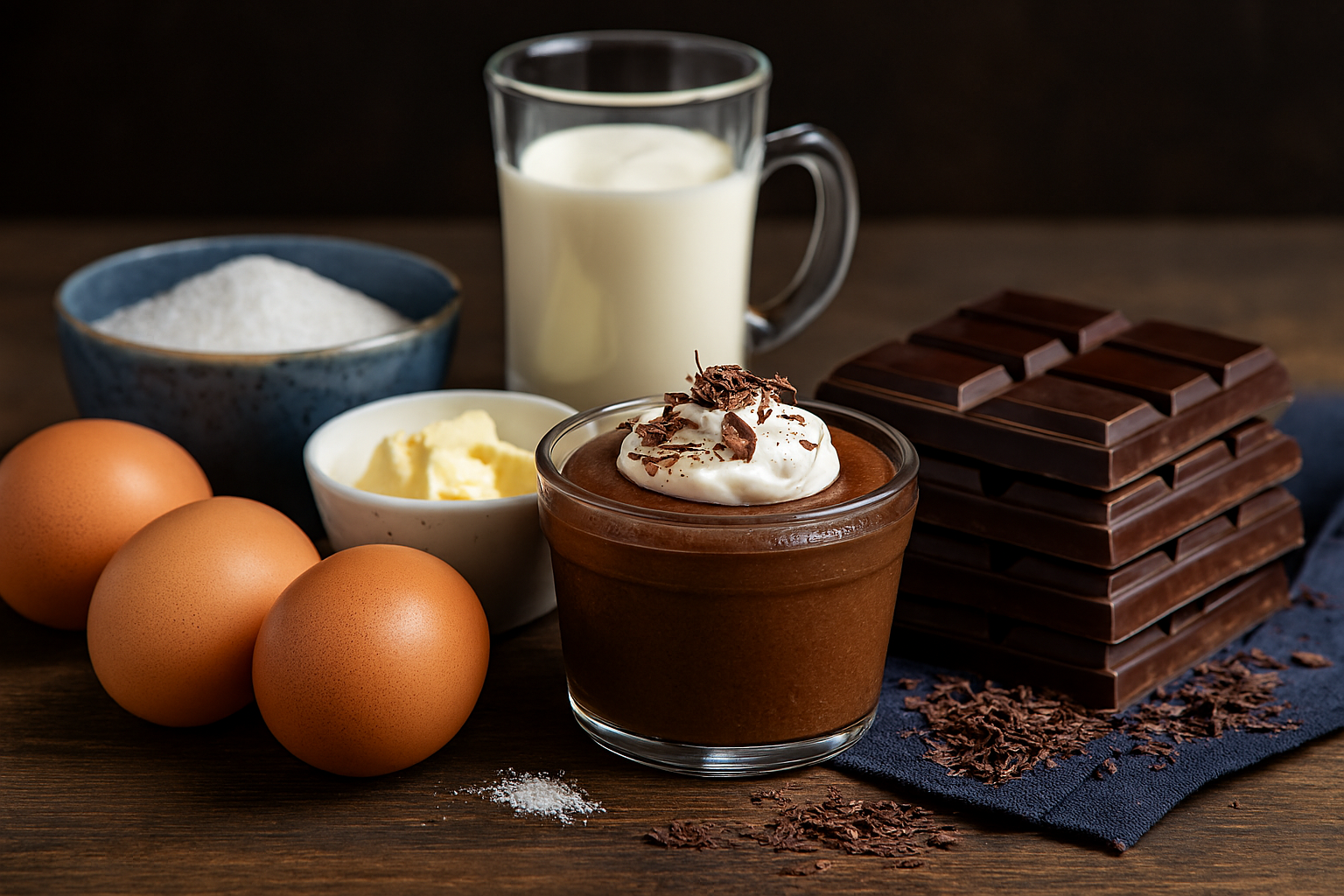 [translate:Ingredientes mousse de chocolate]