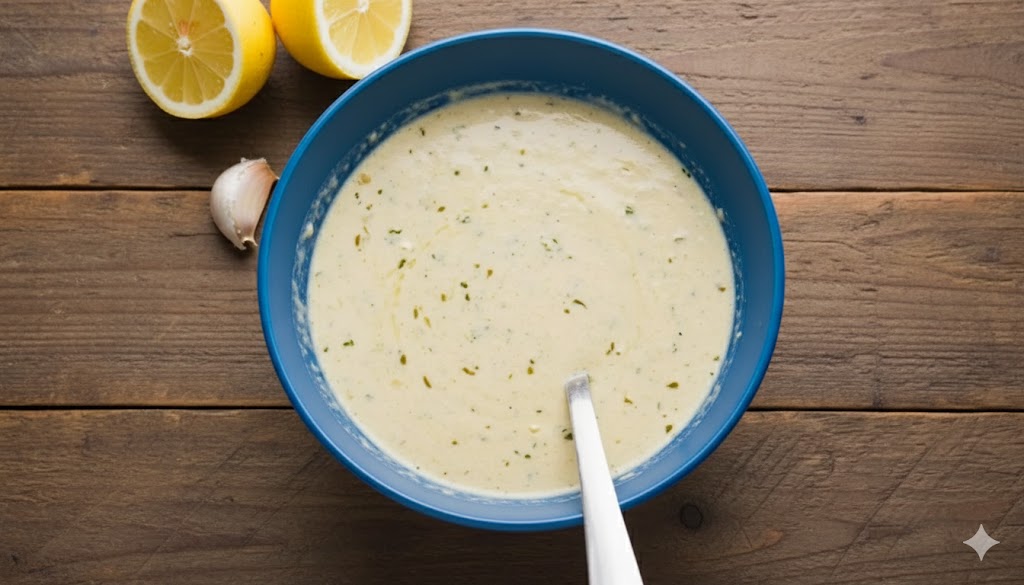 Salsa de limón para carnes y pescados