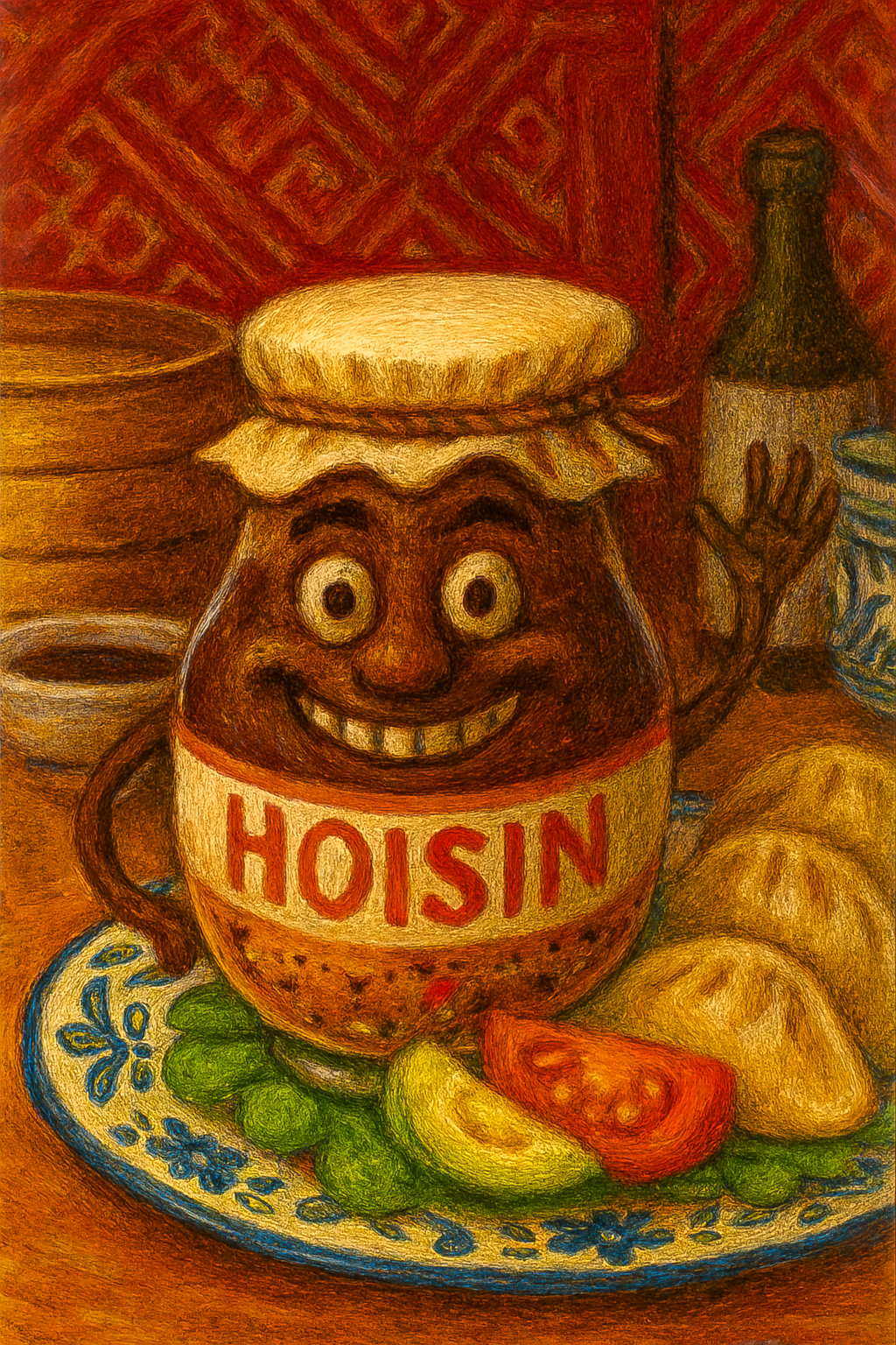 Hoisin servida