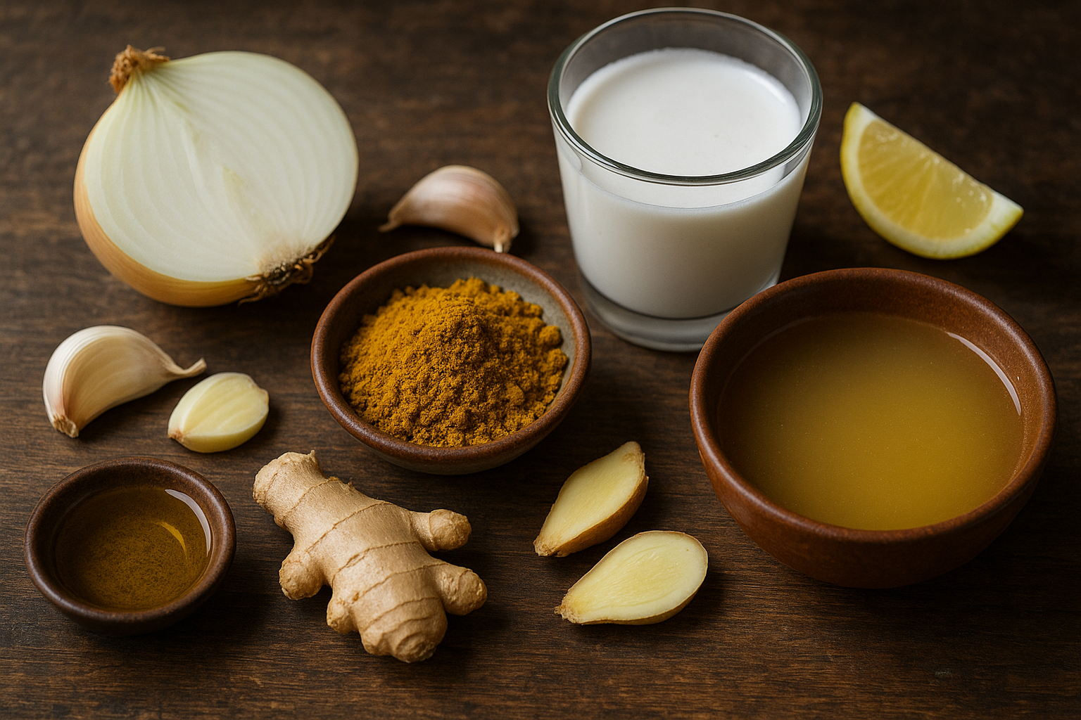 Ingredientes salsa de curry