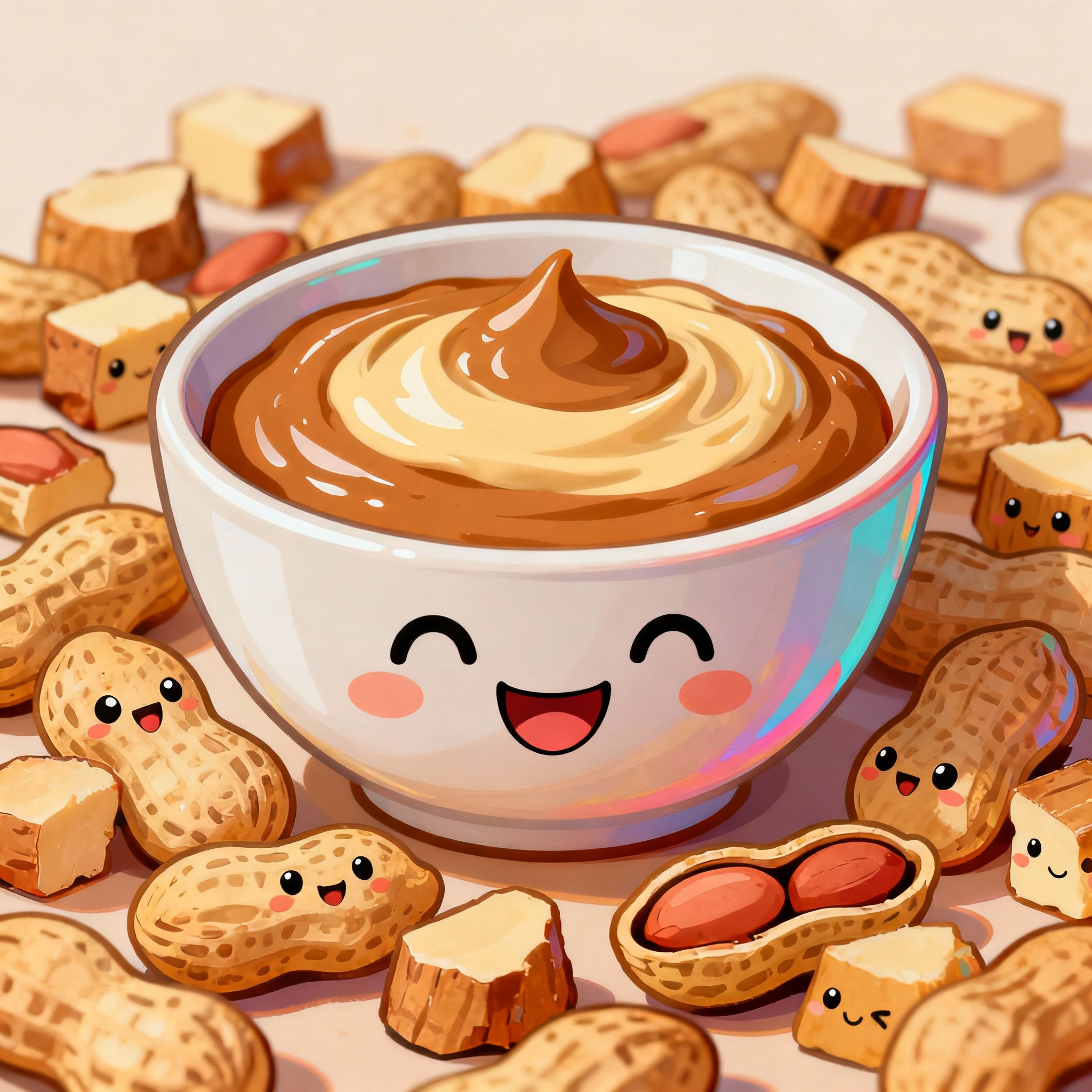 Salsa de cacahuete servida