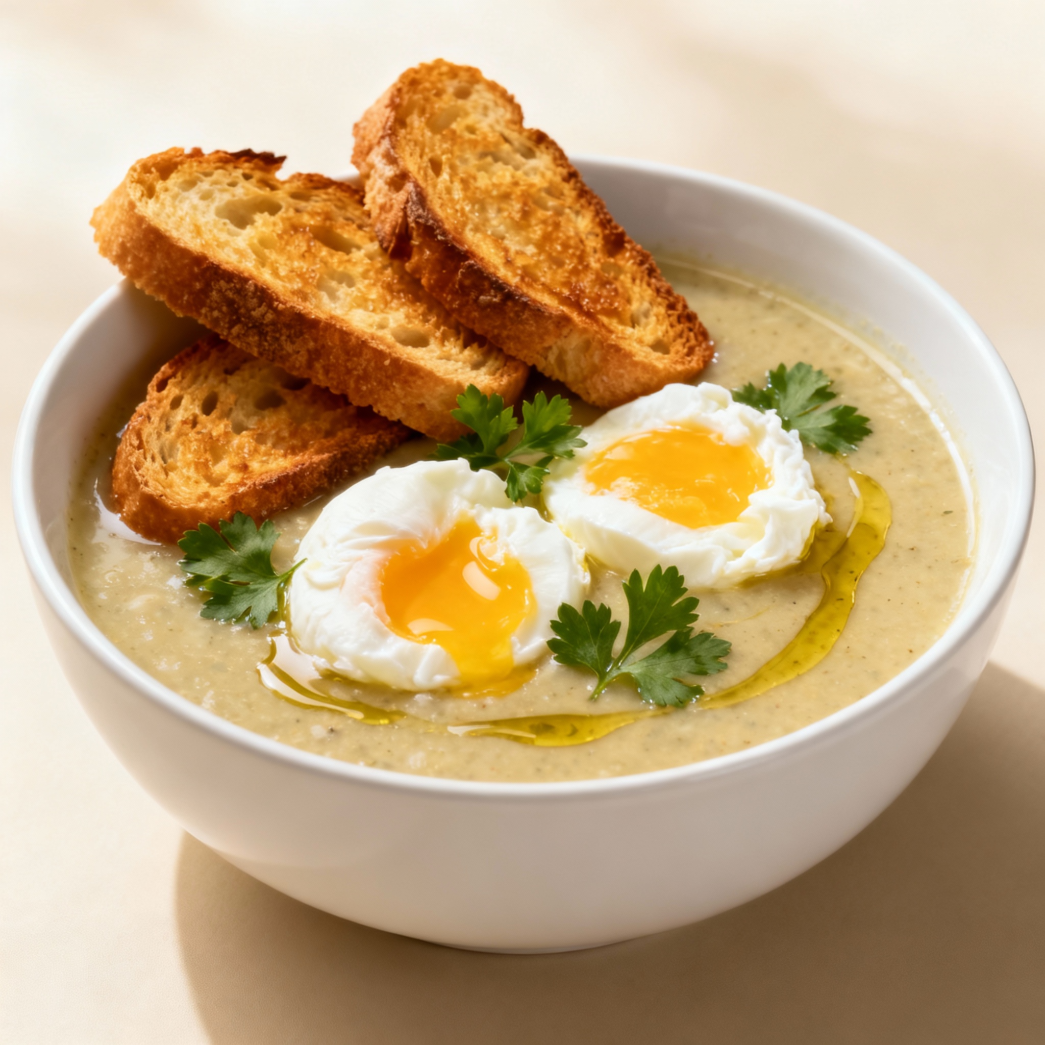 Sopa de ajo tradicional