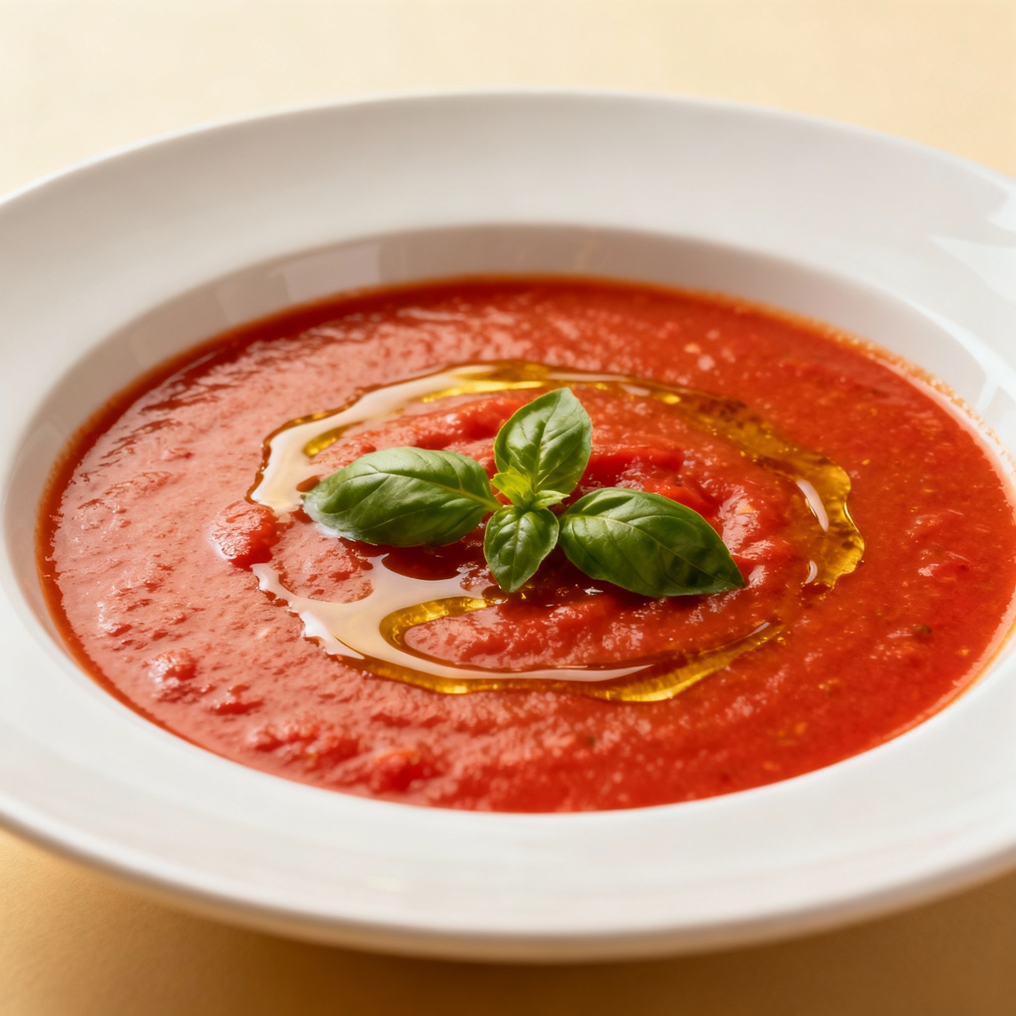 Sopa de tomate casera