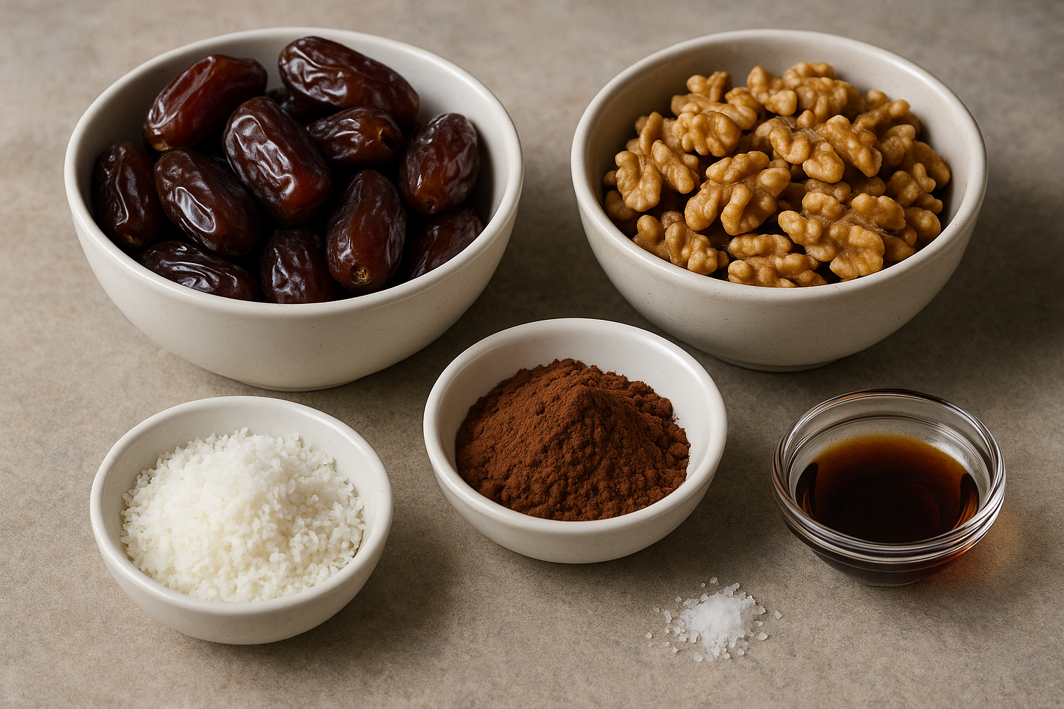 Ingredientes Bola de Caramelo Vegana