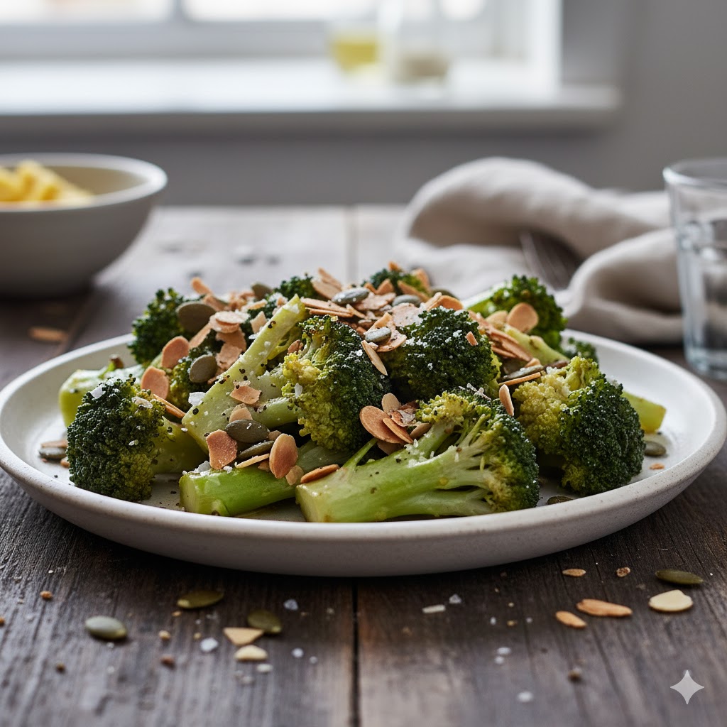 Brócoli Salteado servido