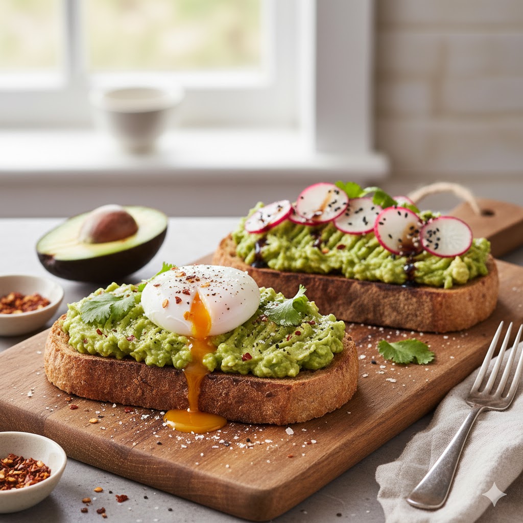 Tostadas de Aguacate