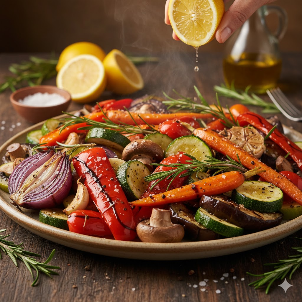 Verduras Asadas al Romero