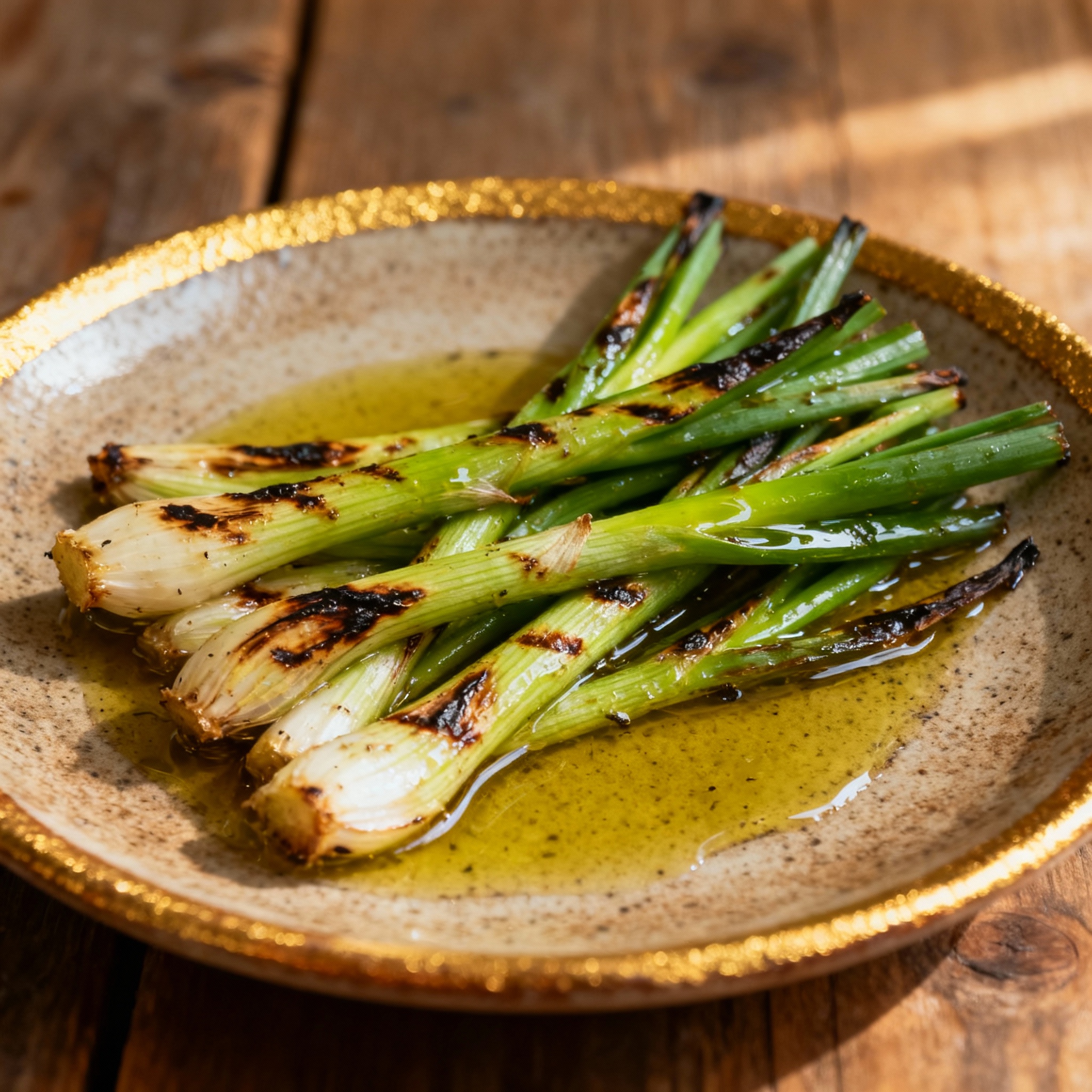 [:Ajos tiernos salteados]