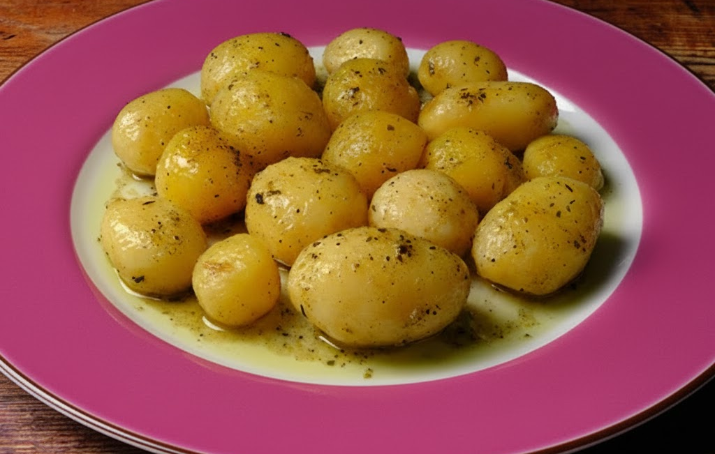 Patatas confitadas a baja temperatura