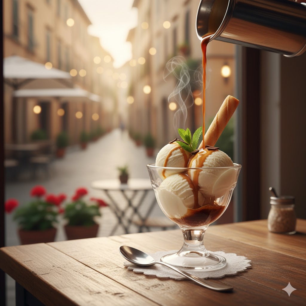 [translate:Affogato servido en copa]