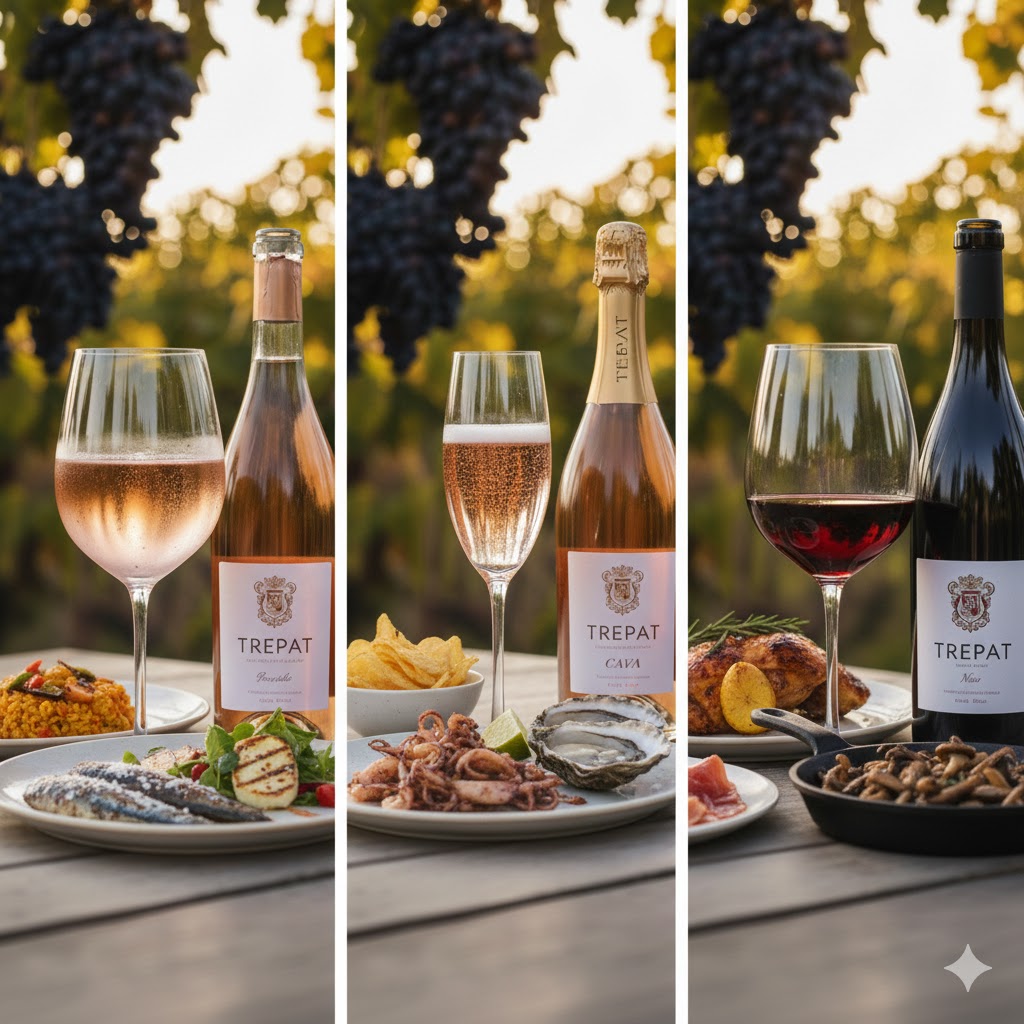 Maridaje mediterráneo ideal para vinos de Trepat