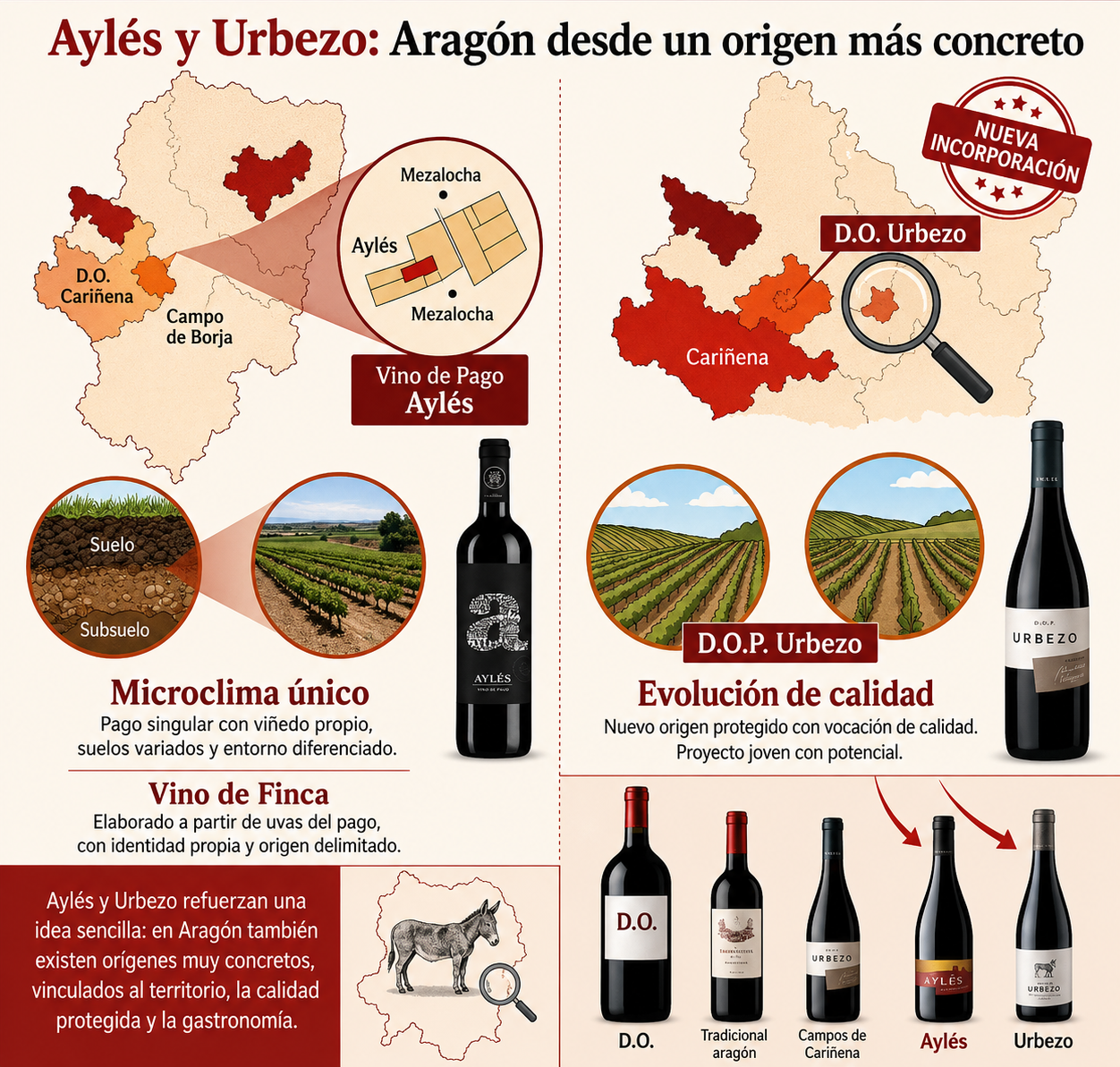 Viñedos aragoneses de origen concreto relacionados con Aylés y Urbezo