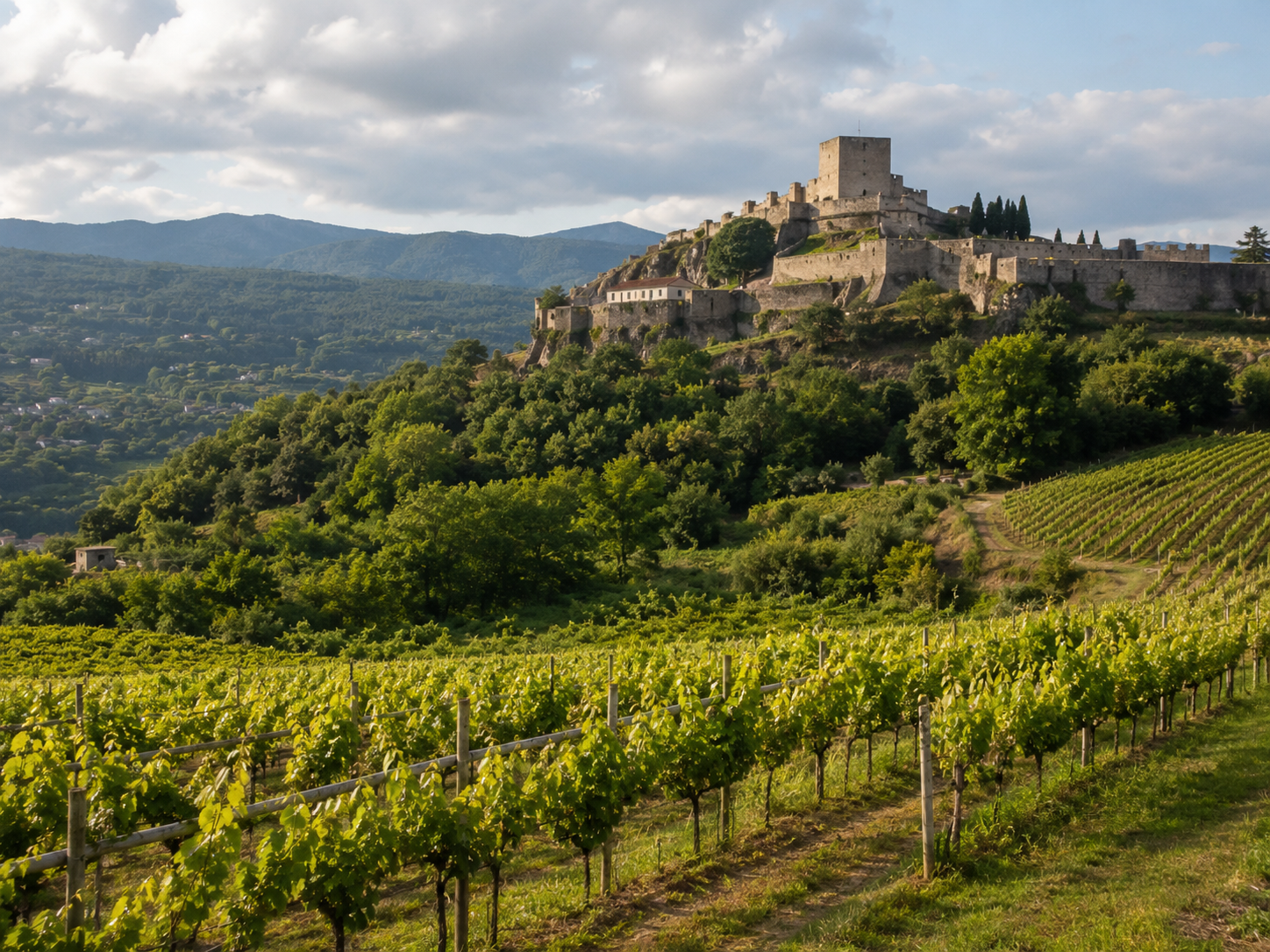 Viñedos de Monterrei en el interior de Ourense