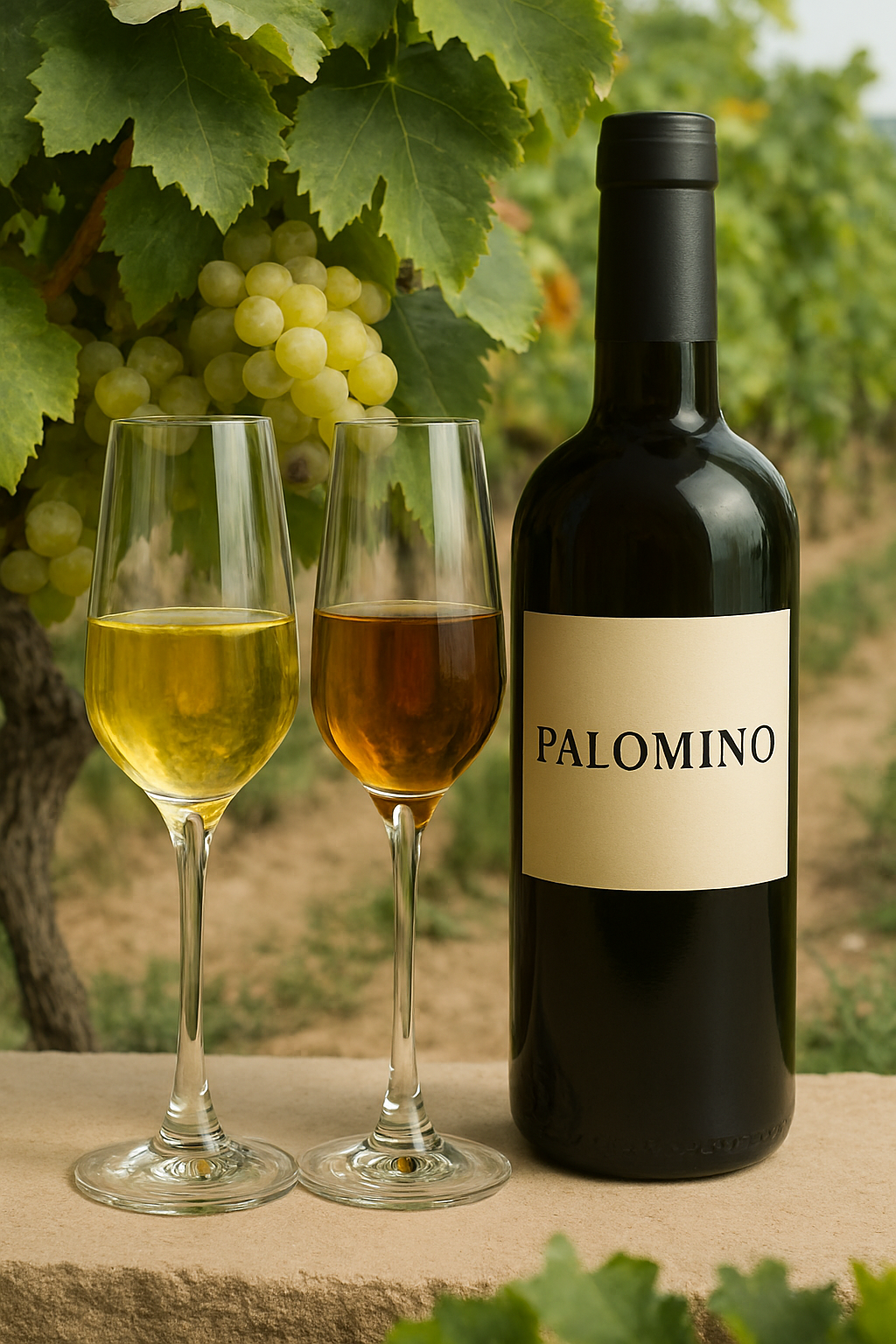 Copas Sherry fino oro, oloroso ámbar solera