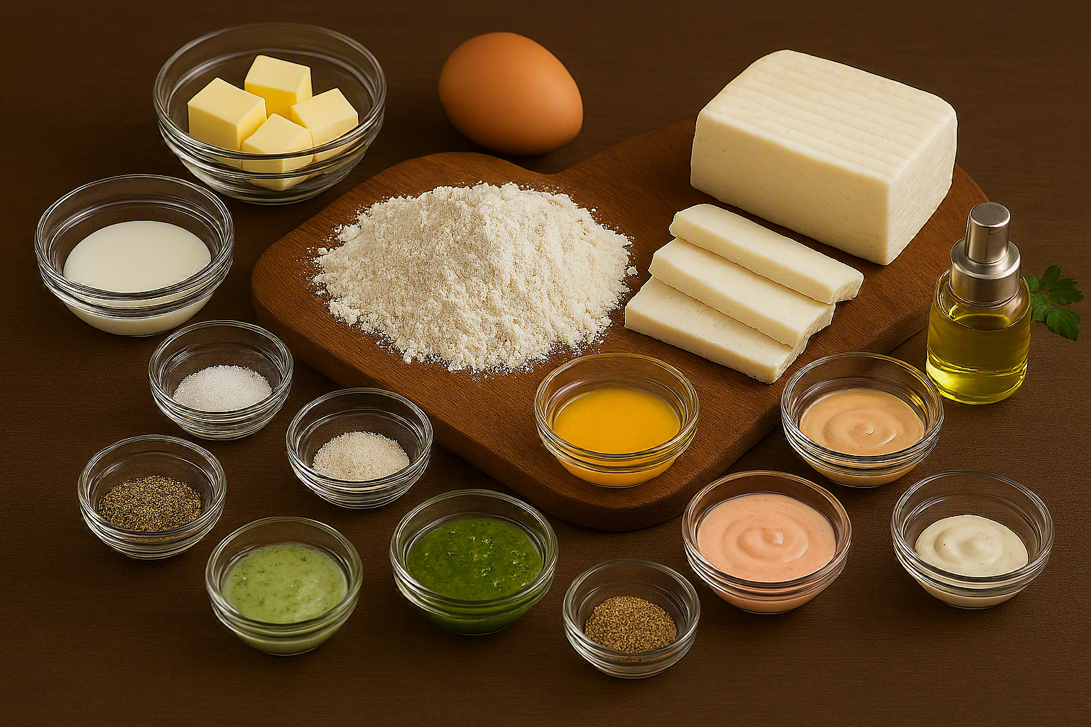 Ingredientes para preparar tequeños en freidora de aire